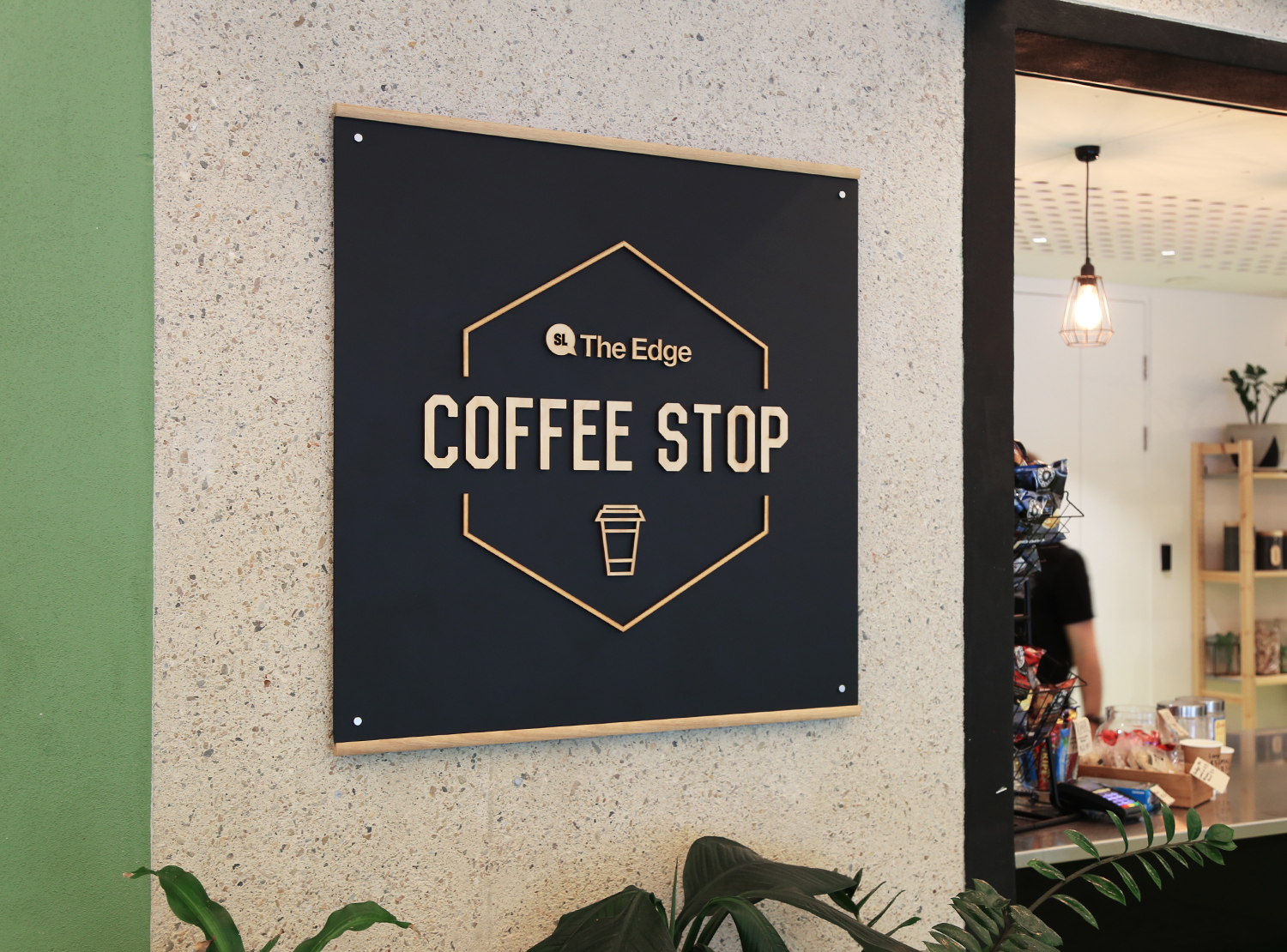 Coffee Stop Branding & Sign Creation