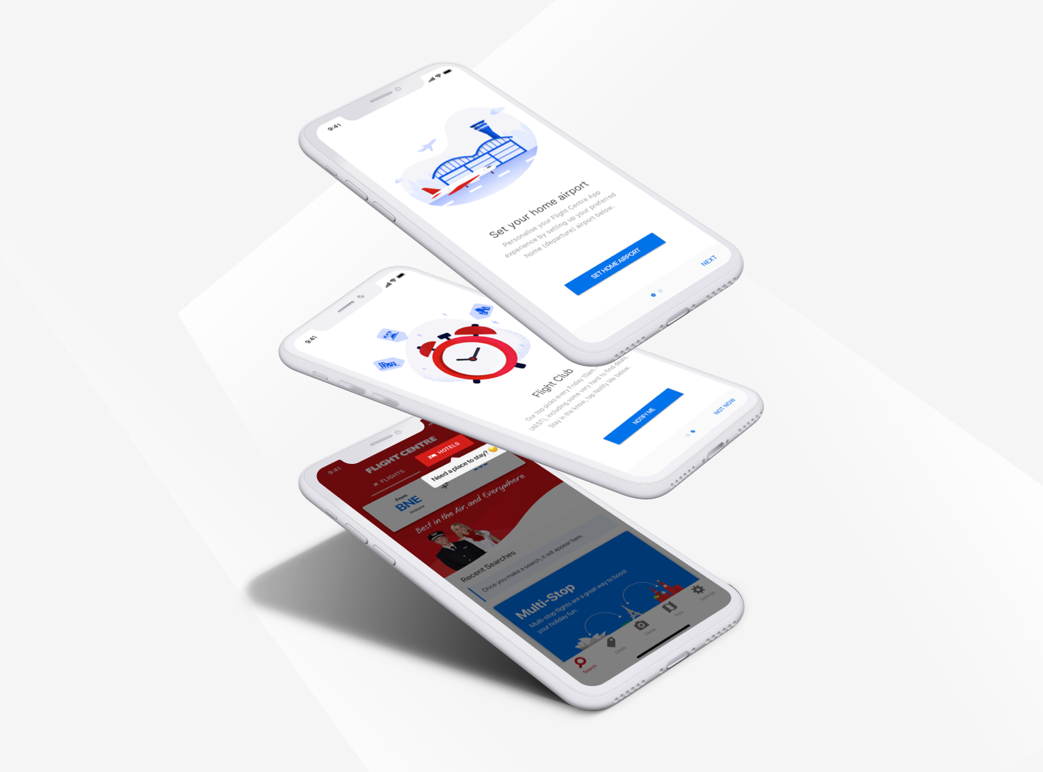 Flight Centre App Onboarding